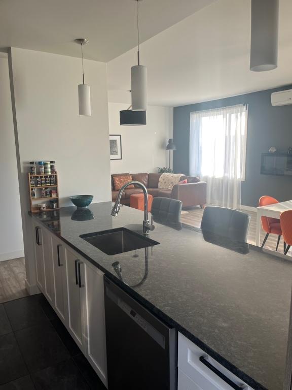 Prise de possession flexible, Bail à céder, à Beauport, superbe très grand 4 1/2, vue partielle fleuve | 3036859