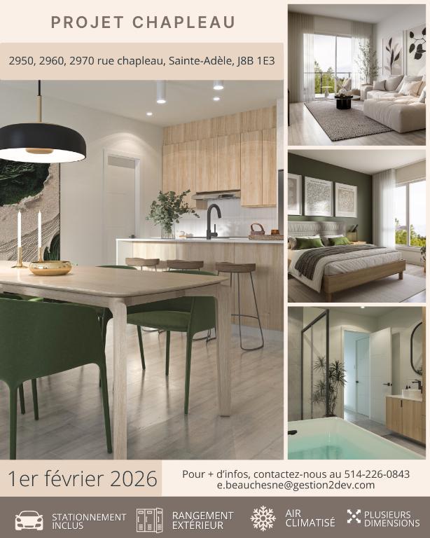 appartement 3.5 | 2998335