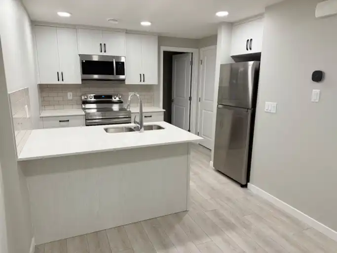 BRAND NEW 2-BEDROOM + 1 BATH BASEMENT W/KITCHEN ISLAND | 35 Silver Spruce Bay SW, Calgary | 3018315