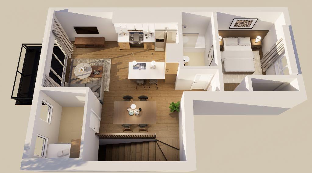 3 1/2 condo locatif neuf | 3004583