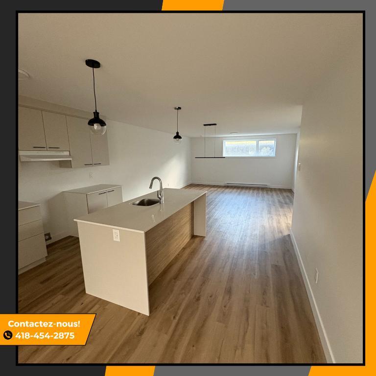 Magnifique condo 4 ½ neuf – Sous-sol Lévis Centre-Ville | 3016688