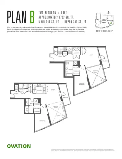 ONE MONTH FREE 1722 Sq Ft !!! 2 Bedroom+ Den/3 bathrooms  Loft Home | 99 SPRUCE PL SW, Calgary | 3017692