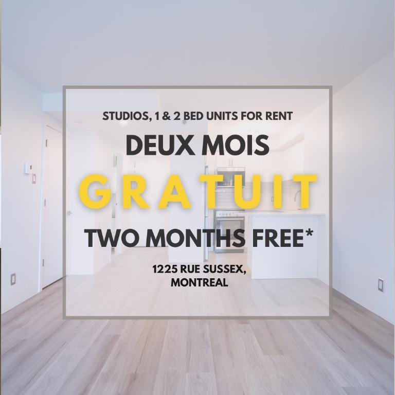 🏙️ Appartement 2 ch| DERNIER MOIS GRATUIT | métro Atwater | 3018085