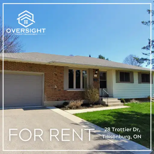 3-Bedroom in a Beautiful Neighbourhood | 28 Trottier Drive, Tillsonburg | 3018577