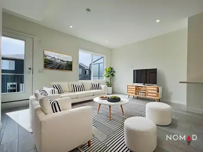 Pet-Friendly!  NEW 3-Bedroom PLUS Den Townhouse in Cornerstone | 1862 Cornerstone Boulevard Northeast, Calgary | 3022389