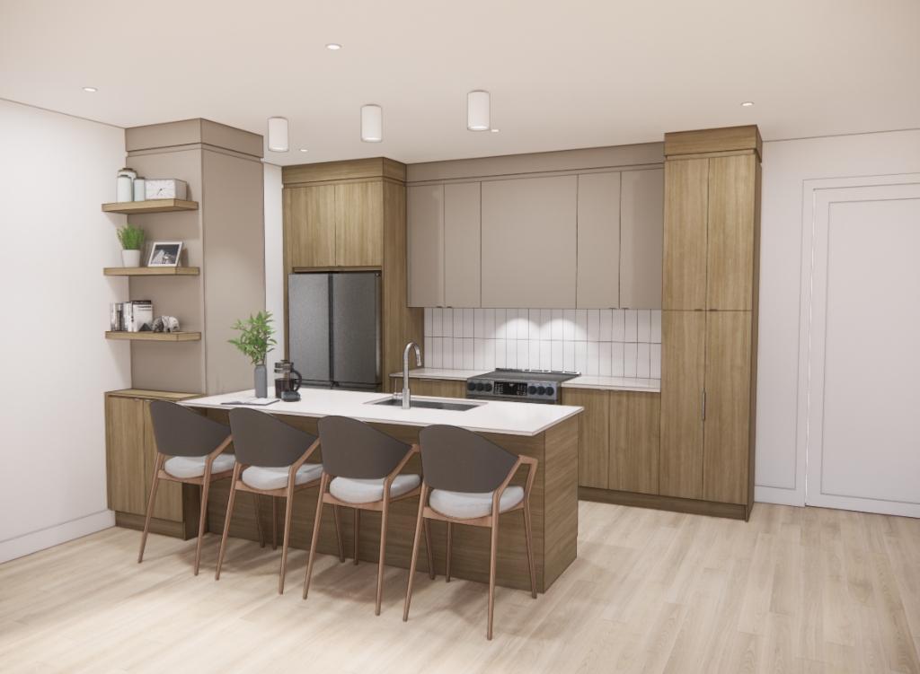 SUPERBE 3 1/2 NEUF - Immeuble 55 ans et plus | 3032163