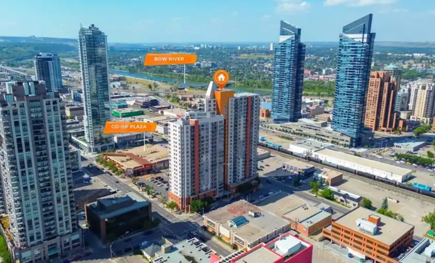 2 Bedroom with Stunning Mountain Views! | 1001 - 1053 10 Street SW, Calgary | 3032483