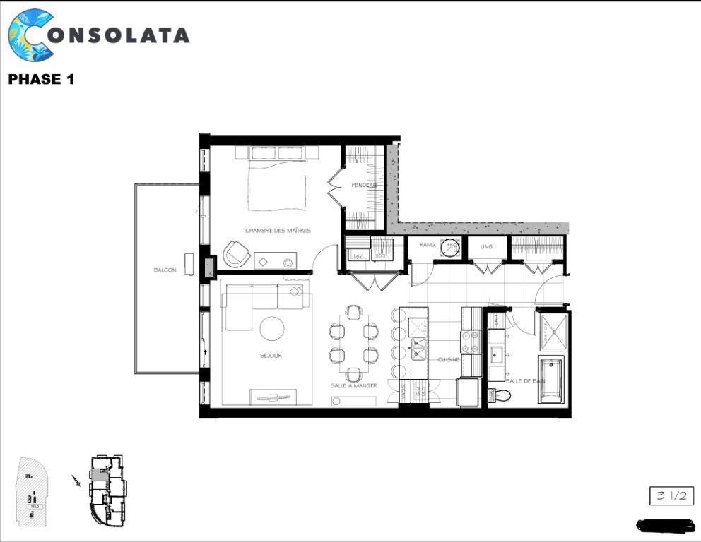 Condo luxueux 3 1/2 à louer à Saint-Augustin CESSION BAIL | 3037884