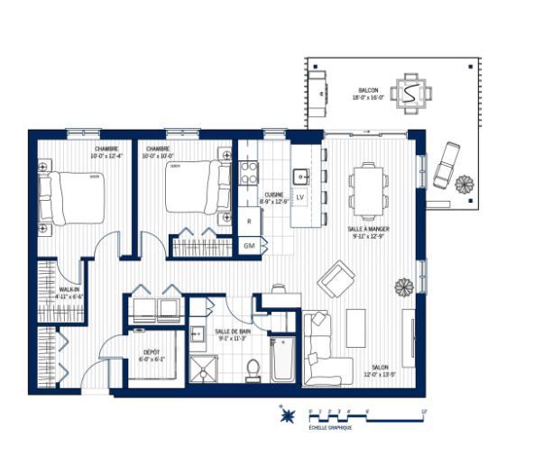 Logement TOUT INCLUS 1er octobre - 1er mois payé | 3061989