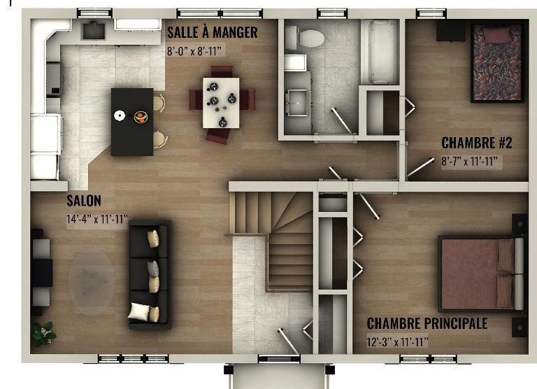 À louer – Superbe 4 ½ neuf au sous-sol à Saint-Donat | 3046699