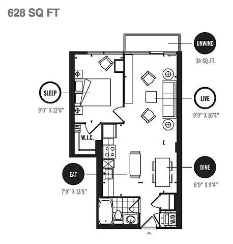 Fabulous Clean 1 BR 628sf Condo at College & Yonge | 402 - 25 Carlton Street, Toronto | 3104550