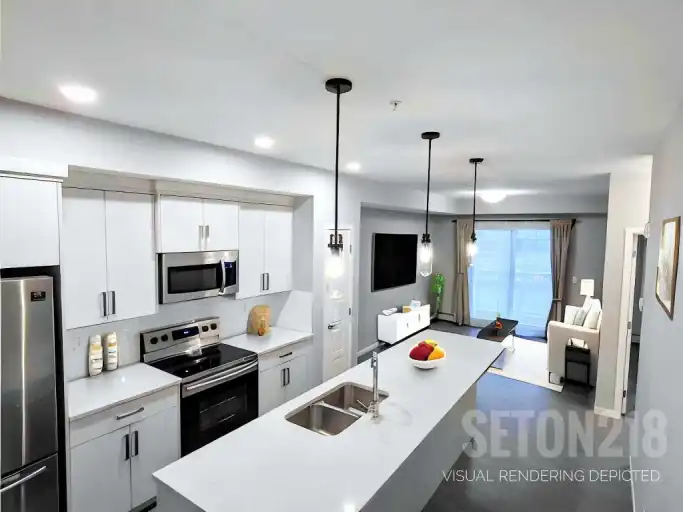 1 BEDROOM CONDO IN SETON | 218 - 4150 Seton Dr SE, Calgary | 3049053