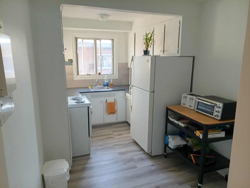 3 1/2, lumineux, remis à neuf en 2023, semi-meublé, chauffé dans Cartierville | 3051860
