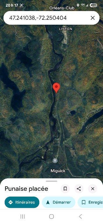 Terrain à vendre + mini-chalet temporaire Miguick / Linton | 3075083