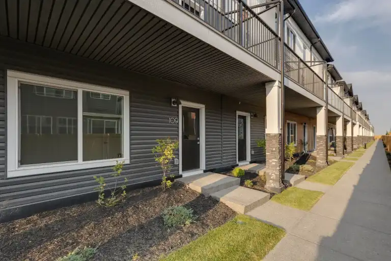 Beautiful Brand New 4 Bedroom Luxury Townhome with Double Attached Garage | 109 - 1862 Cornerstone Boulevard Northeast, Calgary | 3072849