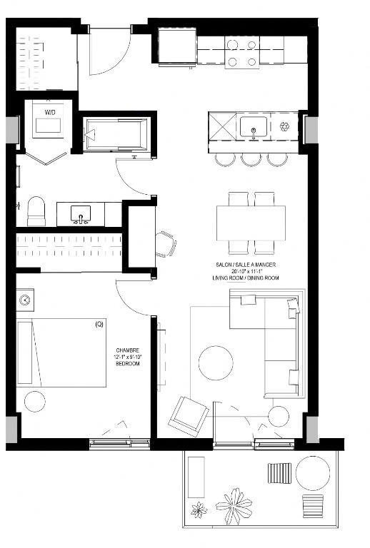Brossard | 8405 Place St Charles | Projet récent | 9me étage | Tous les services inclus | 3060230