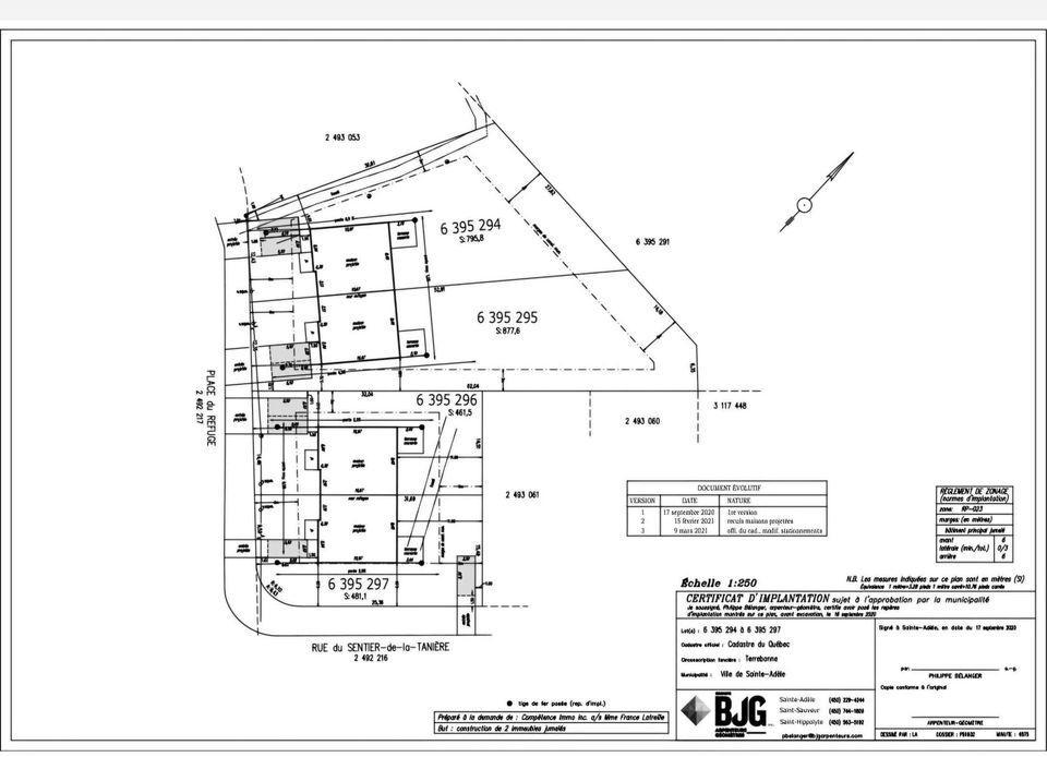 Terrains à vendre à Sainte-Adèle - Prêt à construire | 3092363