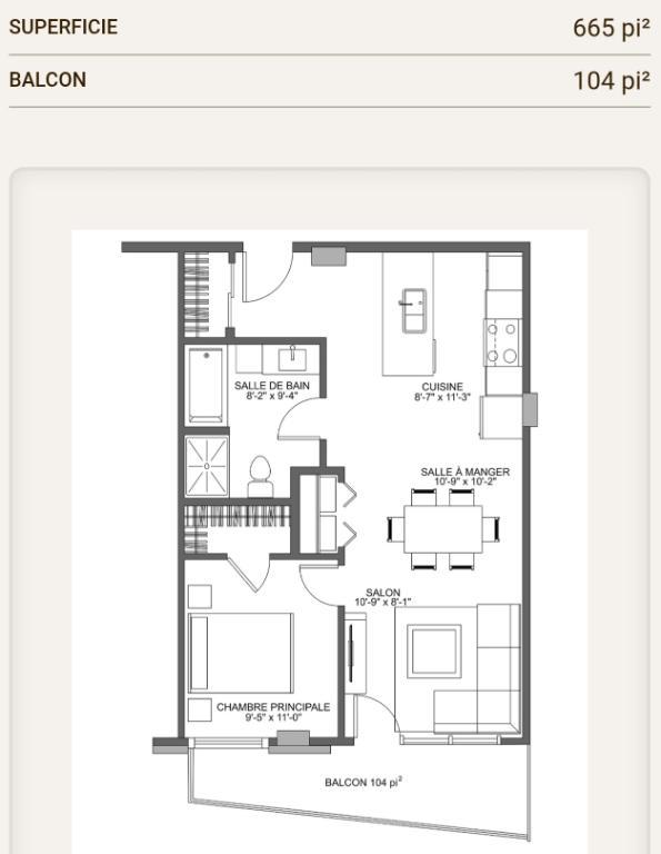3 1/2 Terrebonne 785 Pierre-Dansereau, 6e étage (TerraNova 2A, Urbanova) Incl garage, 5 électros, eau chaude, internet, TV, piscine, gym, ascenseur + | 3072572