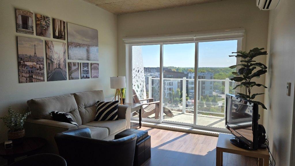 3 1/2 Terrebonne 785 Pierre-Dansereau, 6e étage (TerraNova 2A, Urbanova) Incl garage, 5 électros, eau chaude, internet, TV, piscine, gym, ascenseur + | 3072572