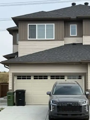 Stylish 3-Bed Duplex with Bonus Room & Landscaped Yard in SW Edmonton | 8843 Carson Way Southwest, Edmonton | 3073656