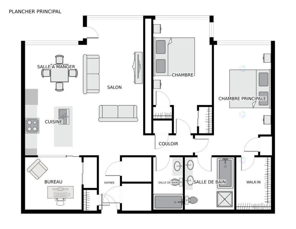 5 stars executive condo - 38th floor - Montreal Ville-Marie - apartment for rent | 3074675