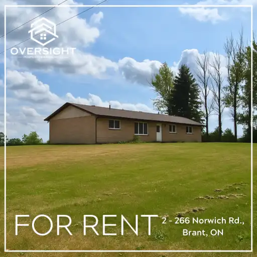 2+1-Bedroom Duplex in Brant!! | 266 Norwich Road, Brant | 3086168