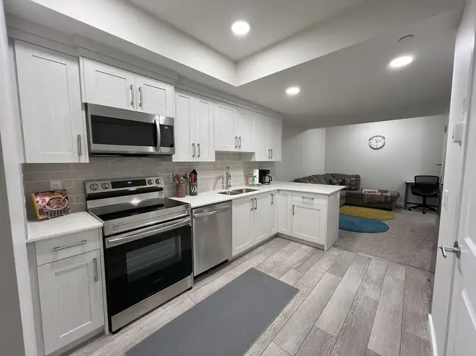 Cozy 2 Bed Room Basement for 2 Adult in Livingston North West | Calgary | 3084267