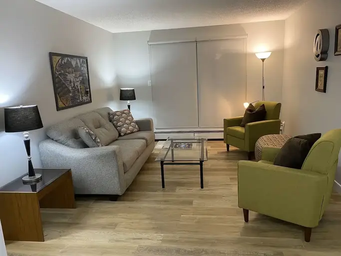 RENOVATED FULLY FURNISHED DOWNTOWN 1BR | 201 - 10529 93 St NW, Edmonton | 3084777