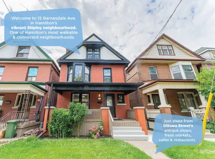 NOW LEASING!  15 BARNESDALE Avenue N Unit# 3 Hamilton, Ontario L8L6R4 | 15 Barnesdale Avenue North, Hamilton | 3086170