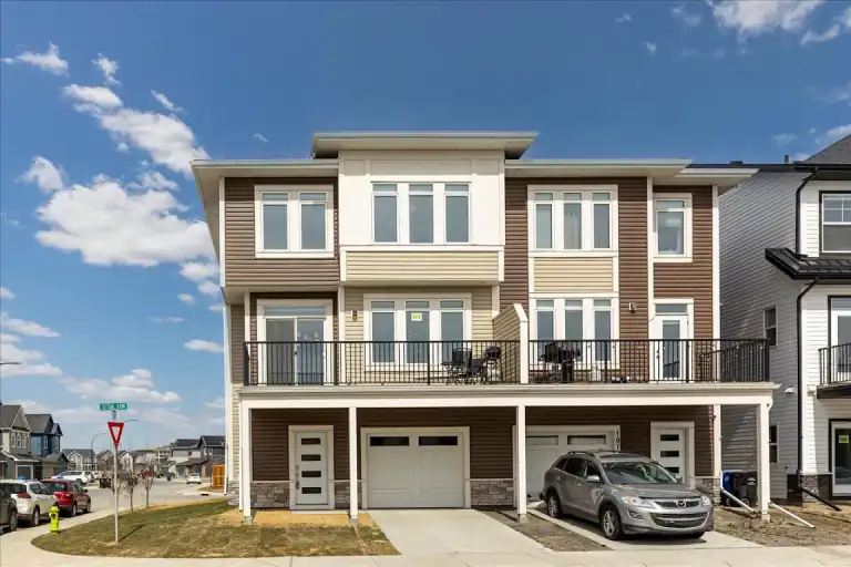 BRIGHT AND BEAUTIFUL MODERN 4-plex with an OVERSIZED ATTACHED GARAGE | 111 Seton Row Southeast, Calgary | 3086388