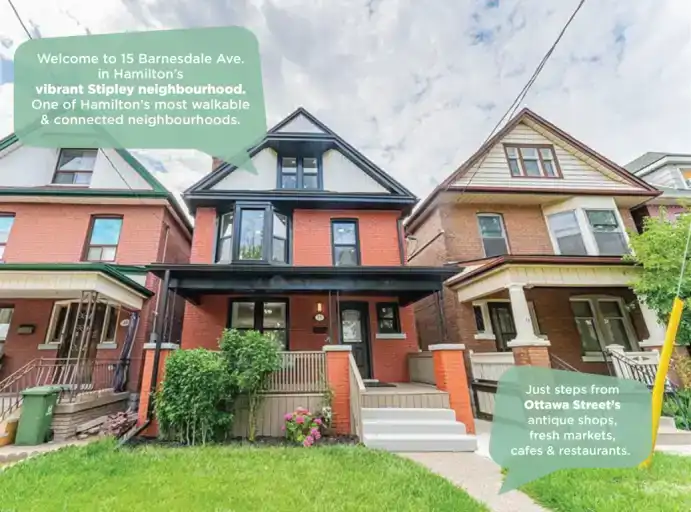 Now Leasing! 15 BARNESDALE Avenue N Unit# 1 Hamilton, Ontario L8L6R4 | 15 Barnesdale Avenue North, Hamilton | 3086582