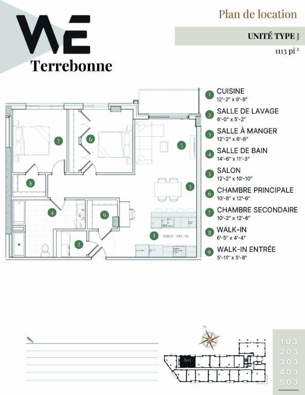 4 1/2 à louer Terrebonne | 3086759