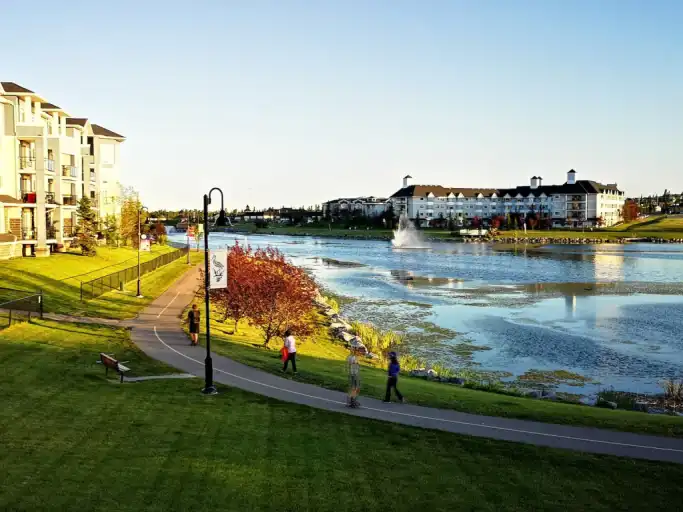 2 BEDROOM CONDO WALKING DISTANCE TO COMMUNITY CENTRE/ BUS 301/ GROCERY | 31 Country Village Manor Northeast, Calgary | 3162923