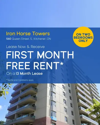 Iron Horse Towers | 560 Queen Street, Kitchener | 3090604