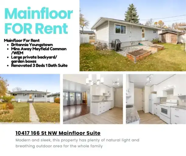 Bright & Beautiful Home - Steps from Parks, Shops & Schools! | 10417 166 Street Northwest, Edmonton | 3090688