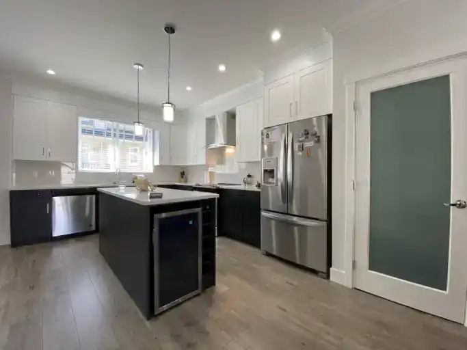Four Bedroom, Three and a Half Bathroom End Unit Townhouse | 13898 64 Avenue, Surrey | 3093658