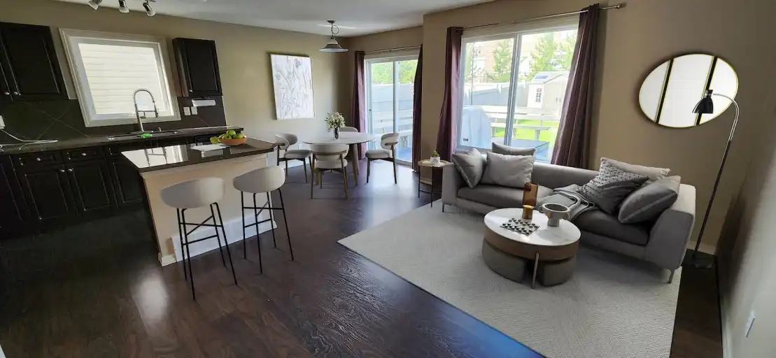 3 Bedroom Duplex - Attached Garage, Finished Basement, Big Deck, Spray Park! | 1331 Cunningham Drive Sw, Edmonton | 3094854