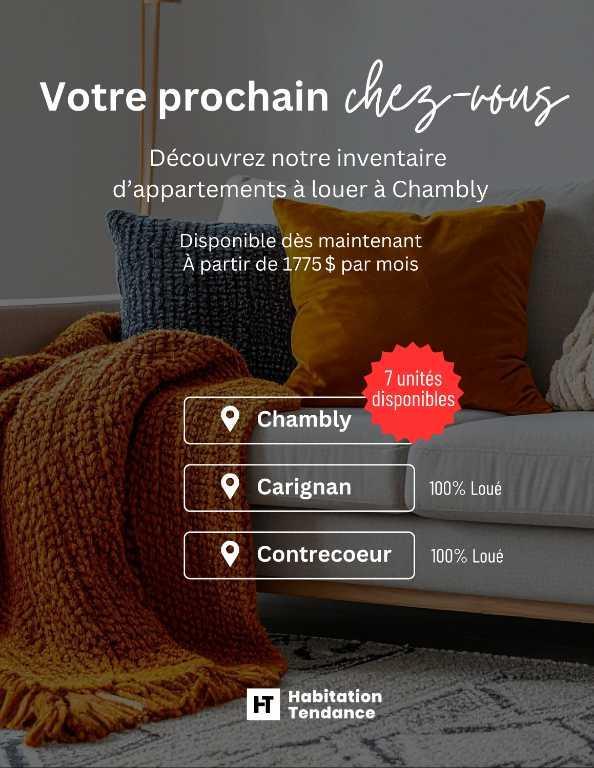 Appartements à louer Chambly | 3095958