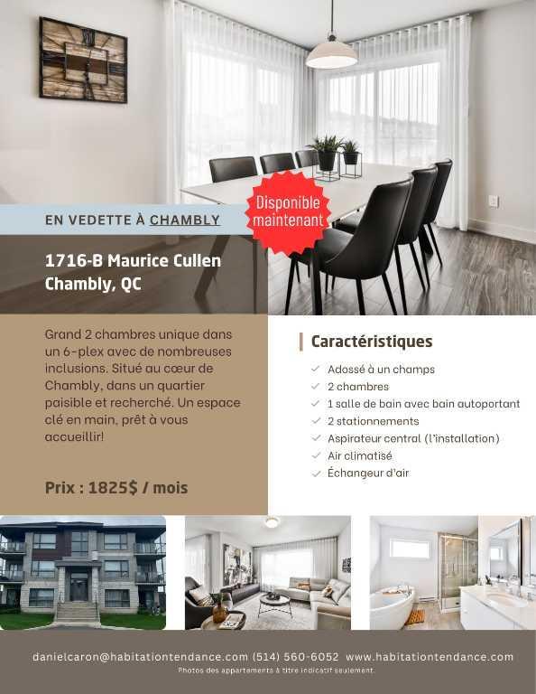 Appartements à louer Chambly | 3095958