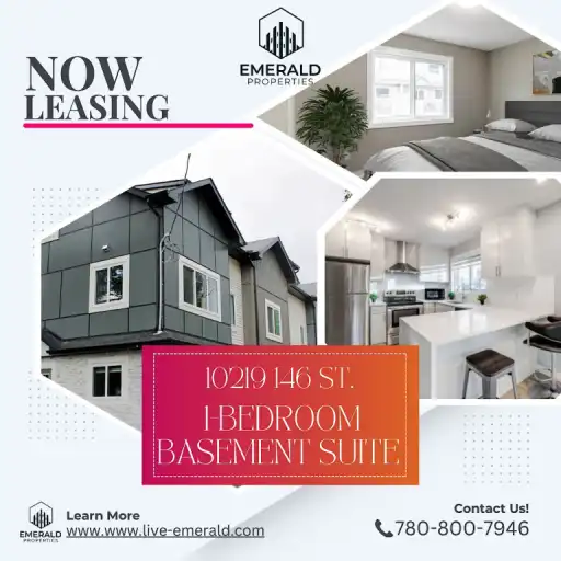 Urban Oasis: Modern 1-Bed Basement Suite in Prime Edmonton Location! | 10219 146 Street Northwest, Edmonton | 3096390