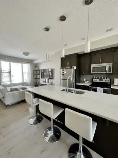 Modern Dual Master Townhouse | 133 New Brighton Walk Southeast, Calgary | 3124126