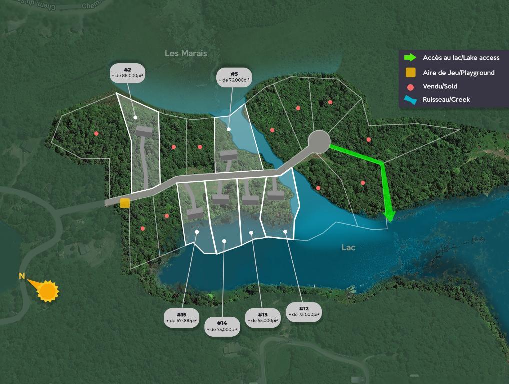 TERRAIN À VENDRE - BORD DE L'EAU - SAINTE-ANNE-DES-LACS | 3098230