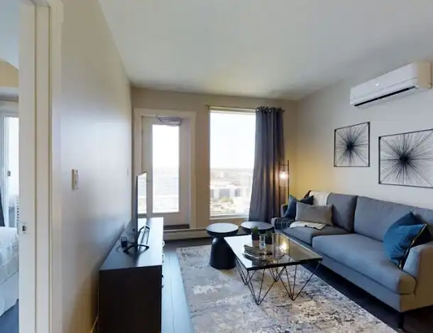 Furnished Downtown Condo With Stunning Views and Air Conditioning | 1605 - 10410 102 Avenue Northwest, Edmonton | 3099955