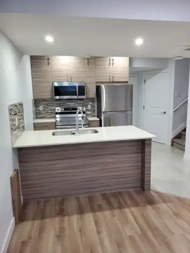 1-bedroom basement with side entrance, AC, Legal kitchen,  Laundry in suite | Edmonton | 3107256