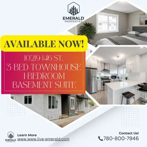 Amazing 3 Bedroom Townhome Located in Central West Edmonton | Edmonton | 3146383