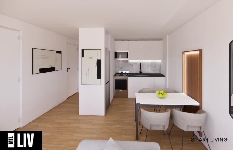 Appartement 1 Ch Intelligent - Montréal Centre, Tout Meublé | 3116267