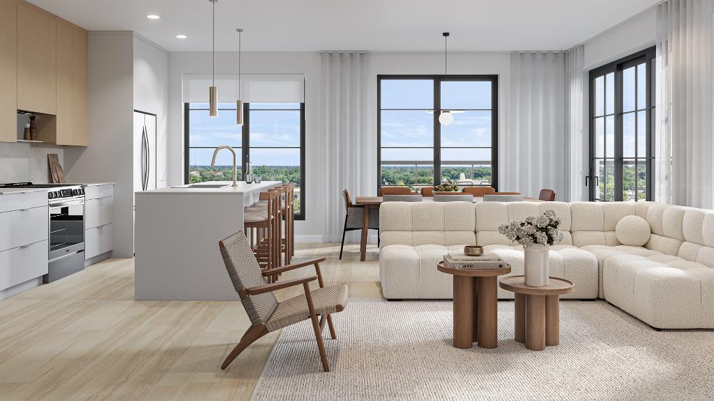 Aera Trois-Rivières | Grand 2 cac d'inspiration hôtelière - Condo / appartement / logement à louer | 3116268