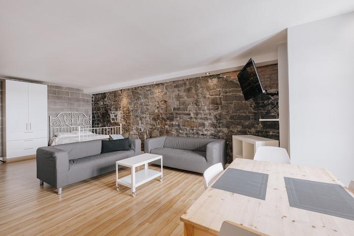 Loft entièrement meublé à louer Vieux-Québec février 2026 | 3121574