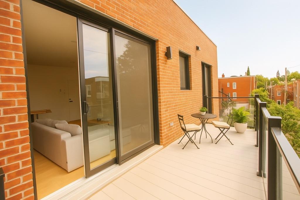 2 chambres lumineux avec grand balcon privé sur ruelle | 3121932