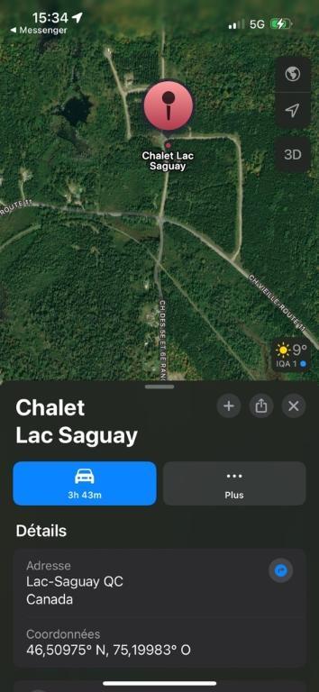 Terrain à vendre au lac saguay | 3128451